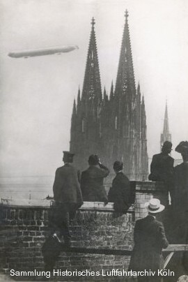 Ankunft von Zeppelin Z II in Cöln