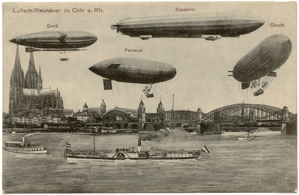 Luftschiffmanver zu Cln 1909 und 1910