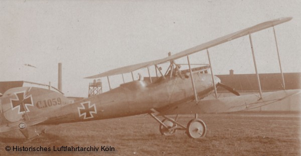 Verkehrsturm der Fliegerstation Kln Butzweilerhof ca. 1917/18
