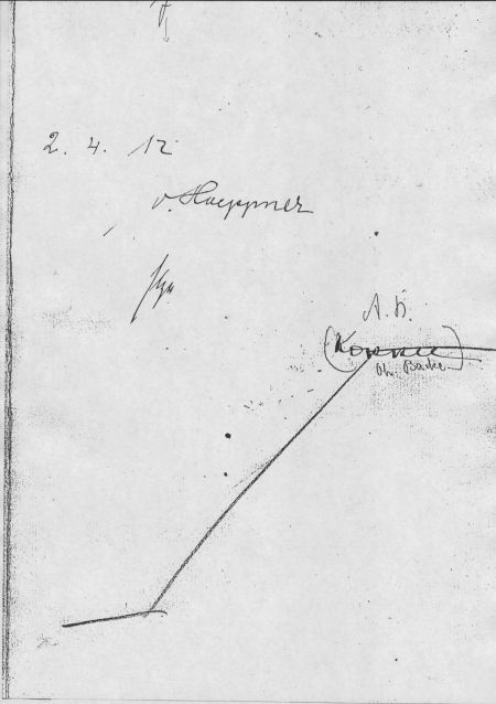 Gstebuch der Fliegerstation Kln Butzweilerhof mit der Unterschrift von von Hoeppner