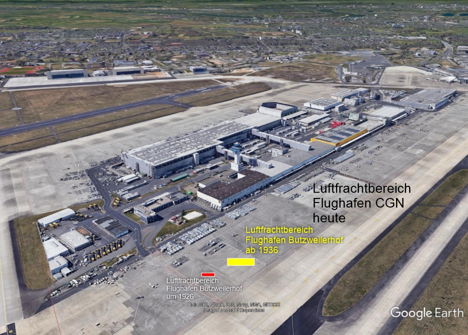 Frachtbereich des Flughafen Kln/Bonn CGN