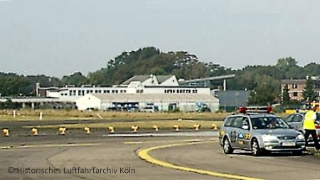 Letztes Foto der Frachthalle Flughafen Kln Bonn am 20. September 2009.