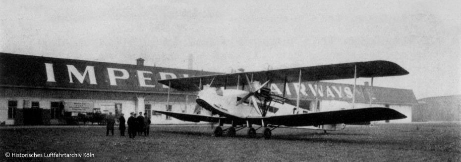 Flughafen Kln Butzweilerhof 1923 Imperial Airways