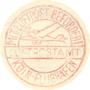 Stempel des Luftpostamt Flughafen Kln Butzweilerhof