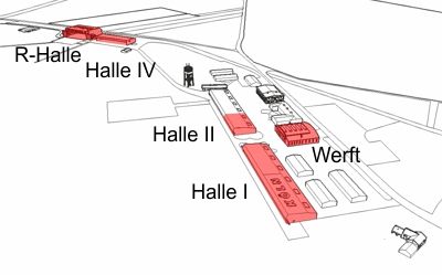 Grafik  Flughafen Kln Butzweilerhof 1926