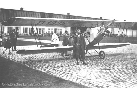 Vorfeld Flughafen Kln Butzweilerhof 1926