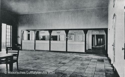 Empfangshalle Flughafen Kln Butzweilerhof 1926