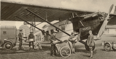 Luftpost Flughafen Köln Butzweilerhof 1926