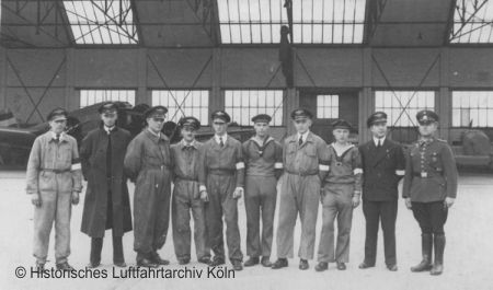 Personal des Flughafen Kln Butzweilerhof 1926