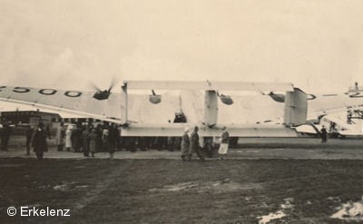 Kastenleitwerk einer Junkers G 38 in Köln Butzweilerhof