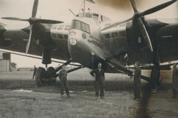 Die Junkers G 38 auf dem Kölner Flughafen Butzweilerhof