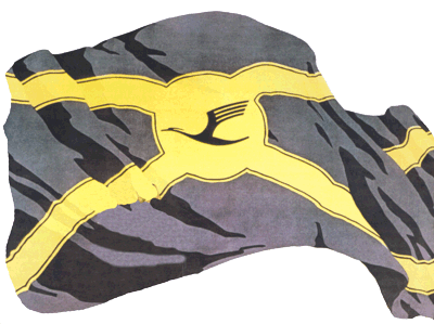 Flagge der Lufthansa
