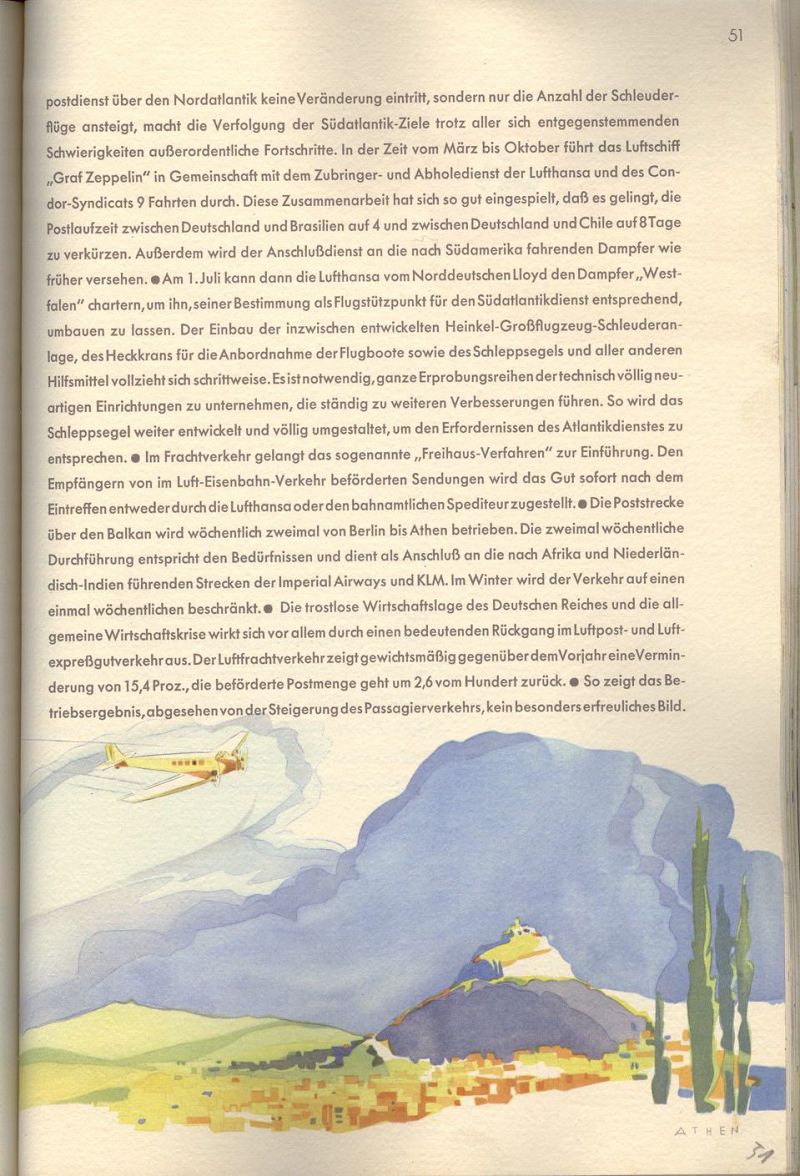 Jahrbuch der Lufthansa 1926 - 1936