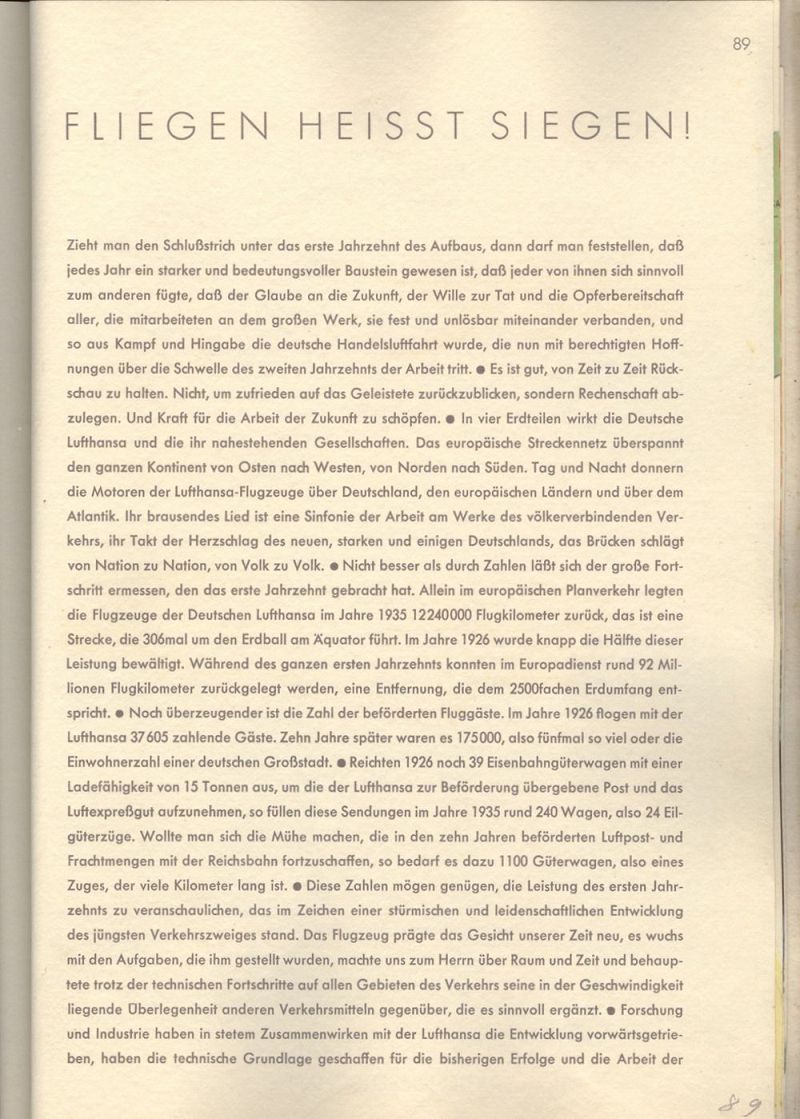 Jahrbuch der Lufthansa 1926 - 1936