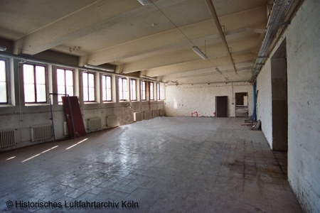 Werkstatt an der Halle 1 des Flughafen Kln Butzweilerhof