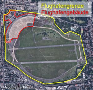 Bebauung Flugfeld Berlin-Tempelhof