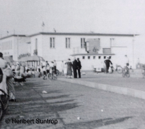 Sicht auf den alten Flughafen der Stadt Kln