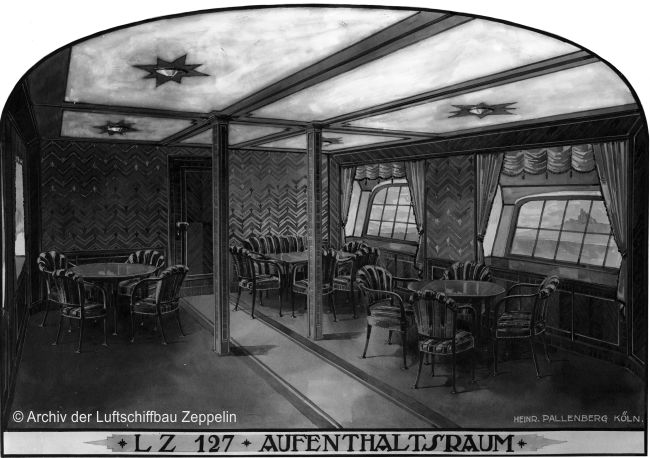 Die Inneneinrichtung der Graf Zeppelin wurde vond er Klner Mbelmanufaktur Pallenberg hergestellt.