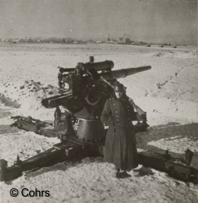 8,8 Flugabwehrgeschtz der Klner Luftabwehr eingerichtet zum Bodenkampf als Panzerabwehr