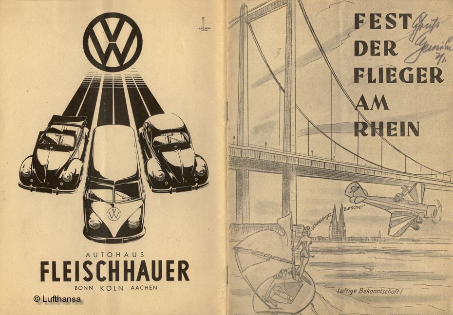 Fest der Flieger am Rhein - Kln 1951