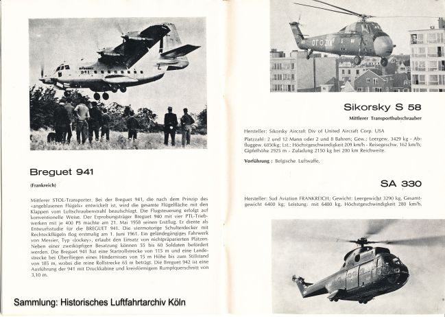 Programmheft des Groen internationalen Flugtages von 1968 auf dem Flugplatz Kln  Butzweilerhof