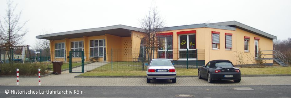 Das ehemalige Offiziersheim der Belgischen Streitkräfte auf dem Butzweilerhof - heute der Betriebskindergarten des Coloneums.