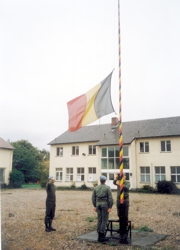 Abzug der Belgier vom Butzweilerhof