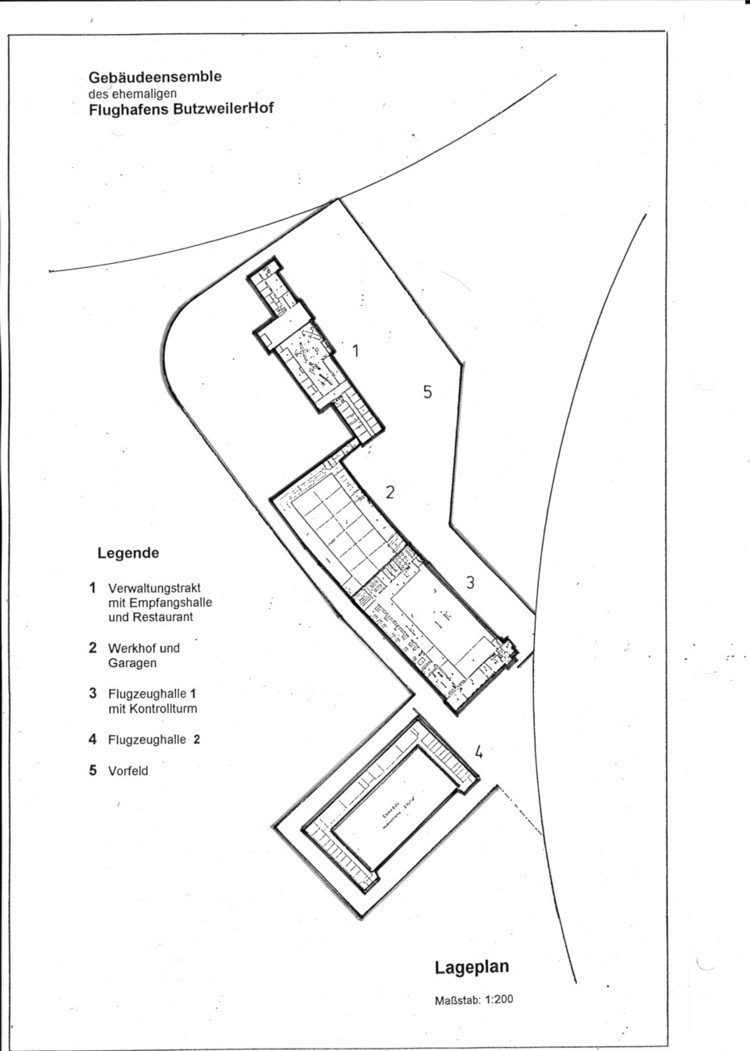 "Der Butzweilerhof muss ein Luftfahrtmuseum werden" ein Konzept von Hermann Josef Falkenstein